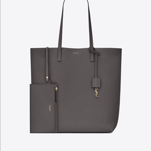 SHOPPING SAINT LAURENT N/S IN SUPPLE LEATHER - Picture 4 of 6